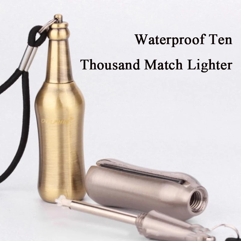 Цинковый сплав Постоянный матча нападающий кремневый поджигатель Портативный