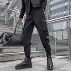 2021 мужские брюки-карго, модные штаны-шаровары с множеством карманов Уличная Повседневная обувь для бега; Женские брюки для девочек новые штаны с эластичной резинкой на талии 5XL