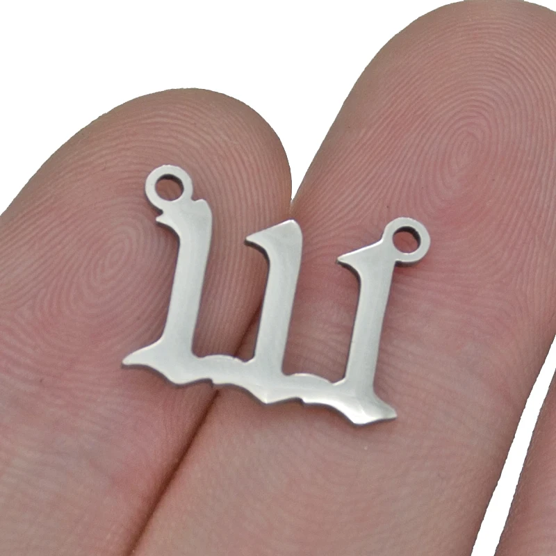 Браслет из нержавеющей стали с подвеской в виде цифры ангела | Украшения и