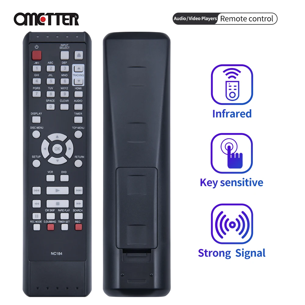 

Подходит для Sanyo DVD-рекордера с дистанционным управлением NC184