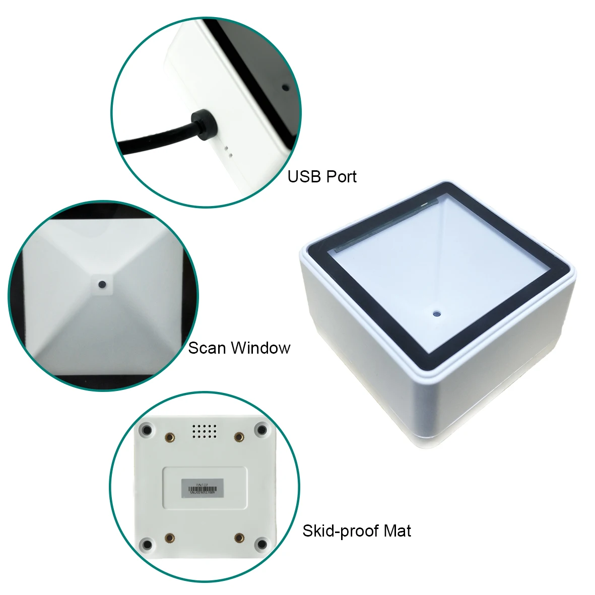 Считыватель штрих кодов 2D USB кабель с встроенным QR сканером кодов|Сканеры| |