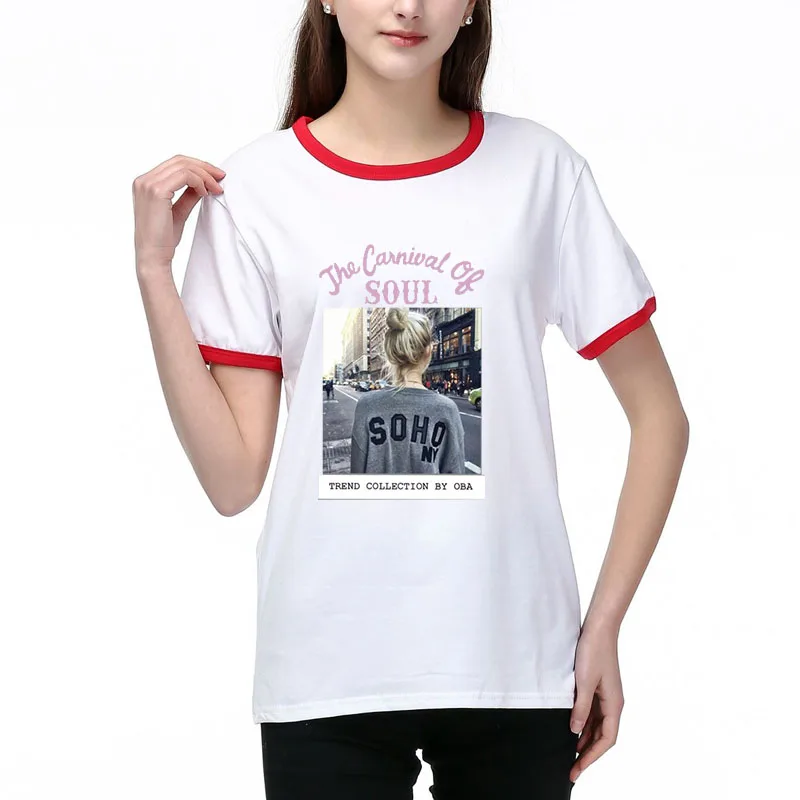 

Summer casual women's T-shirt Ulzzang street clothing printing women's summer dressKorean shirt Harajuku short-sleeved T-shirt