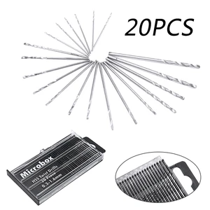 20 шт. набор спиральных Сверл из быстрорежущей стали Микро Мини сверла 0,3 мм-1,6 мм с чехлом для электроинструментов