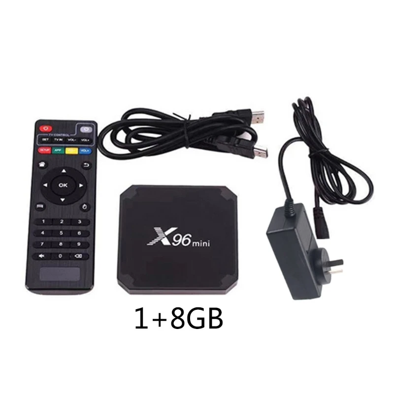 

New And-roid 9.0 X96 Mini Smart TV BOX S905W Quad Core Support 100M Ethernet 2.4G Wireless WIFI Media Box Set-Top Box