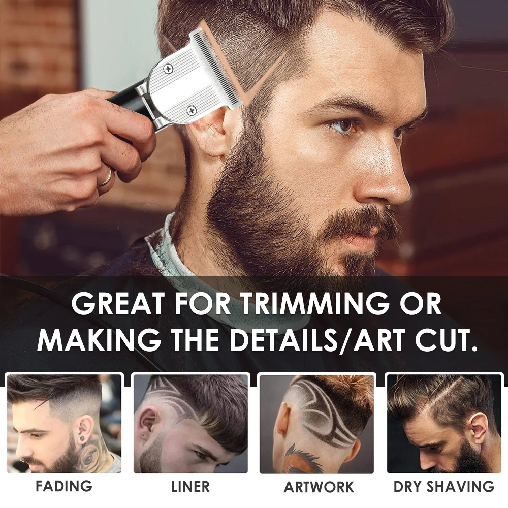 Electric Hair Clippers Cordless Adult Razors Professional Trimmers Corner Razor Digital Haircut Beauty | Красота и здоровье