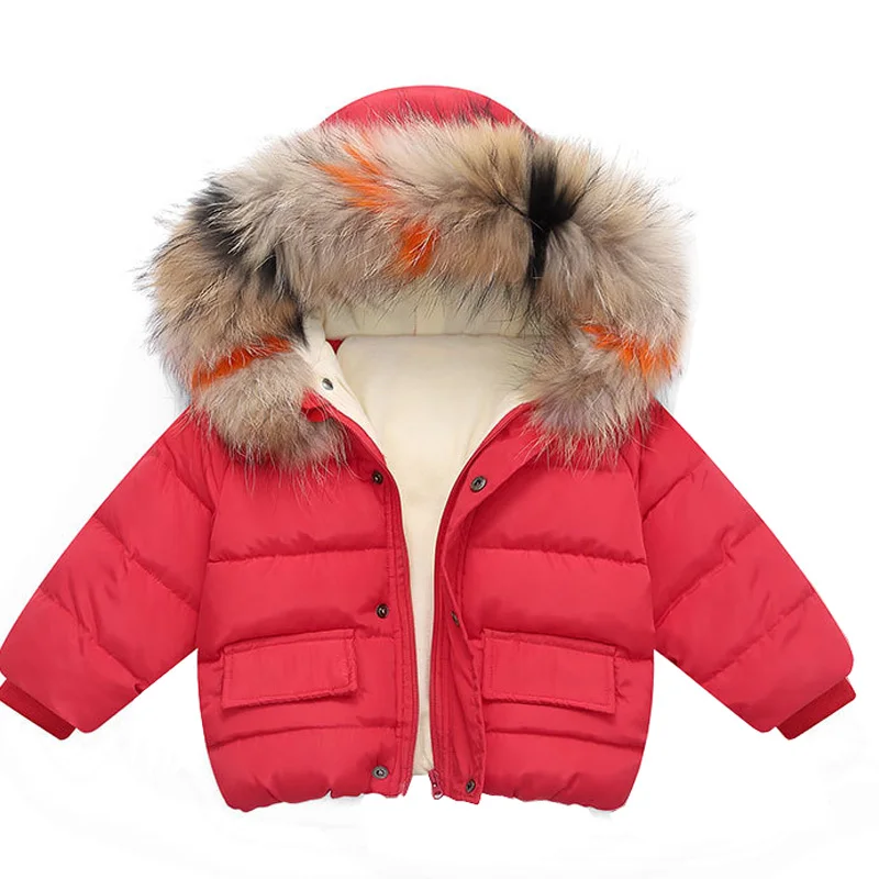 2019 Новые осенне зимние хлопковые куртки с длинными рукавами для девочек пальто