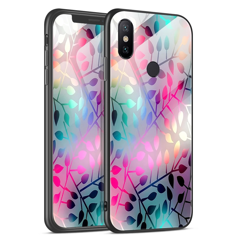 H150 Чехол из закаленного стекла для Xiao mi A1 A2 A2Lite Edge Cover для Xiaomi mi 6 6X для задней крышки, Твердый чехол с полной защитой звездного цвета - Цвет: H150