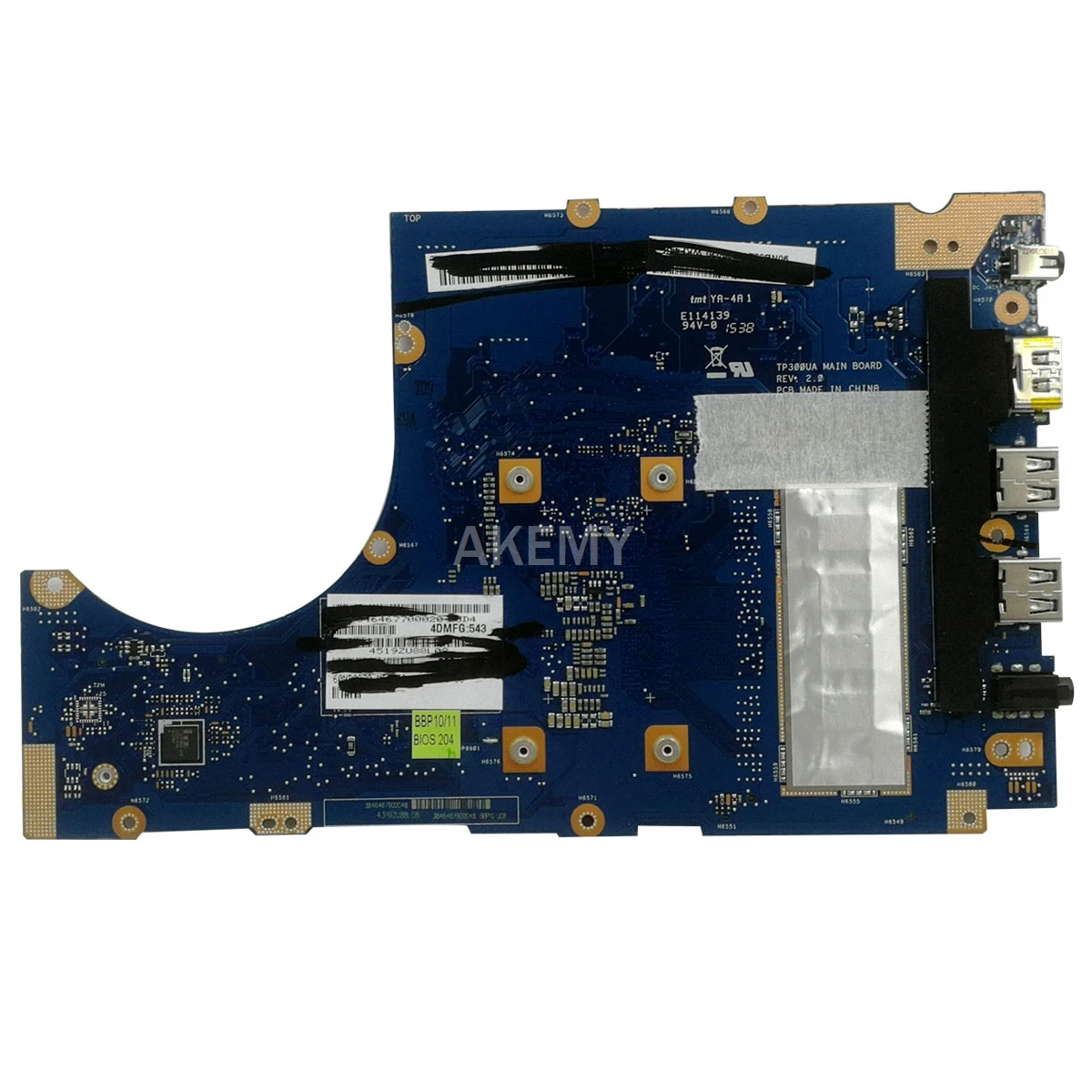 Фото Материнская плата TP300UA Q302UA для ноутбука ASUS Q302U Q302UA TP300U, системная плата TP300UA TP300U 4G строек, тест 100% №5