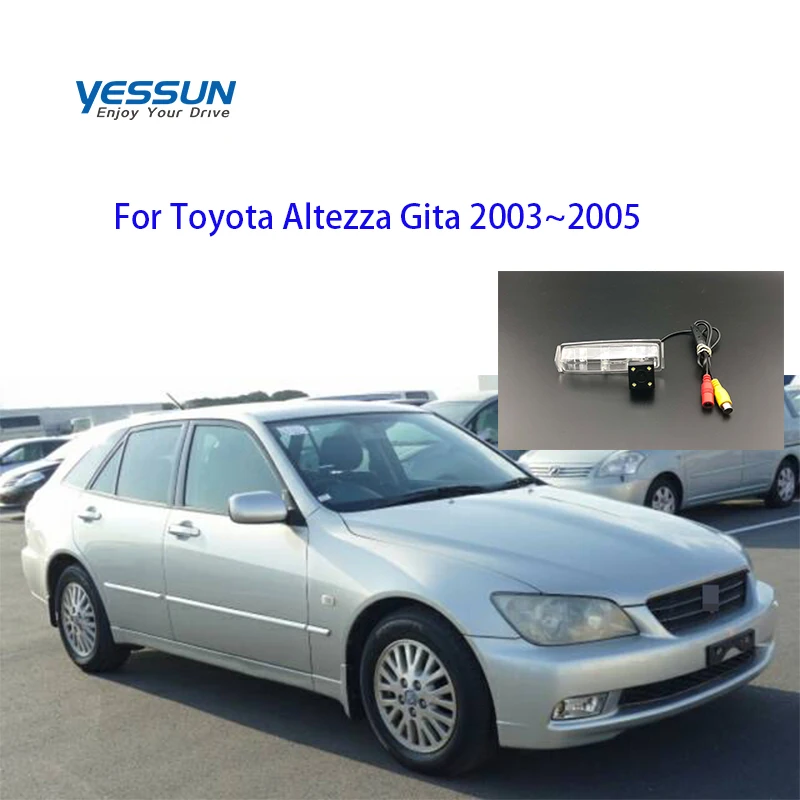 Камера номерного знака Yessun для Toyota Altezza Gita 2003 2004 2005 камера заднего вида парковки