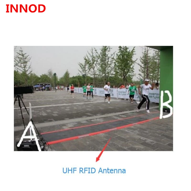 IND1200500 UHF RFID напольный коврик синхронизации системная антенна для марафона Личная