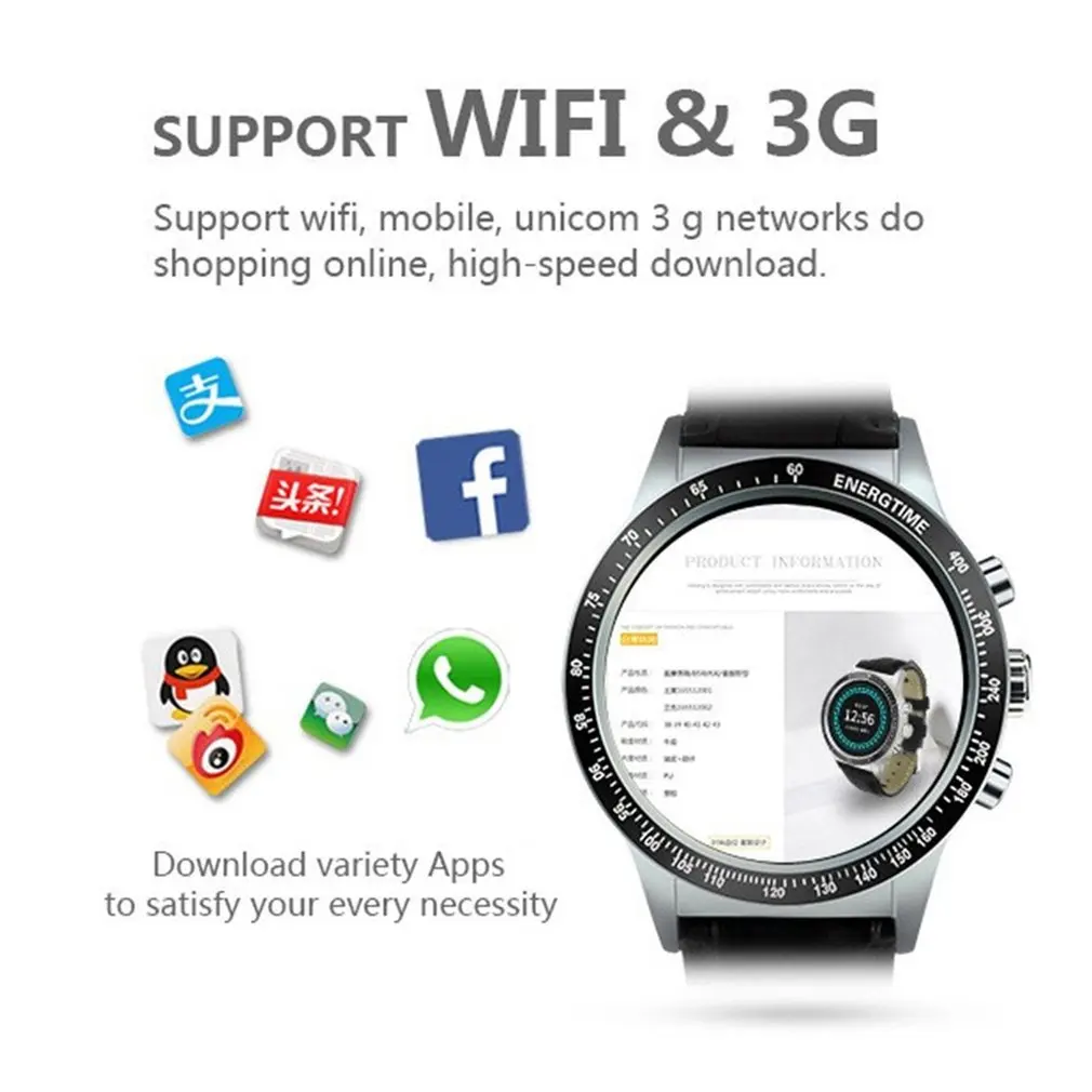 Y3 Android 5 1 Смарт-часы с sim-слотом Водонепроницаемый Bluetooth gps Smartwatch мужские/женские