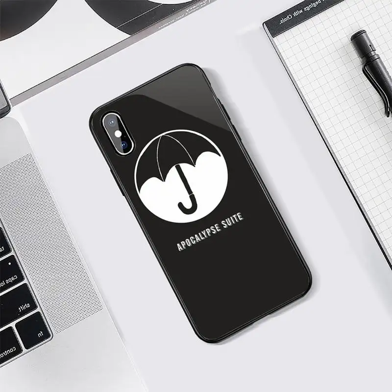

Umbrella Academy Number Five cover Phone Case Tempered glass For iphone 5C 6 6S 7 8 plus X XS XR 11 PRO MAX