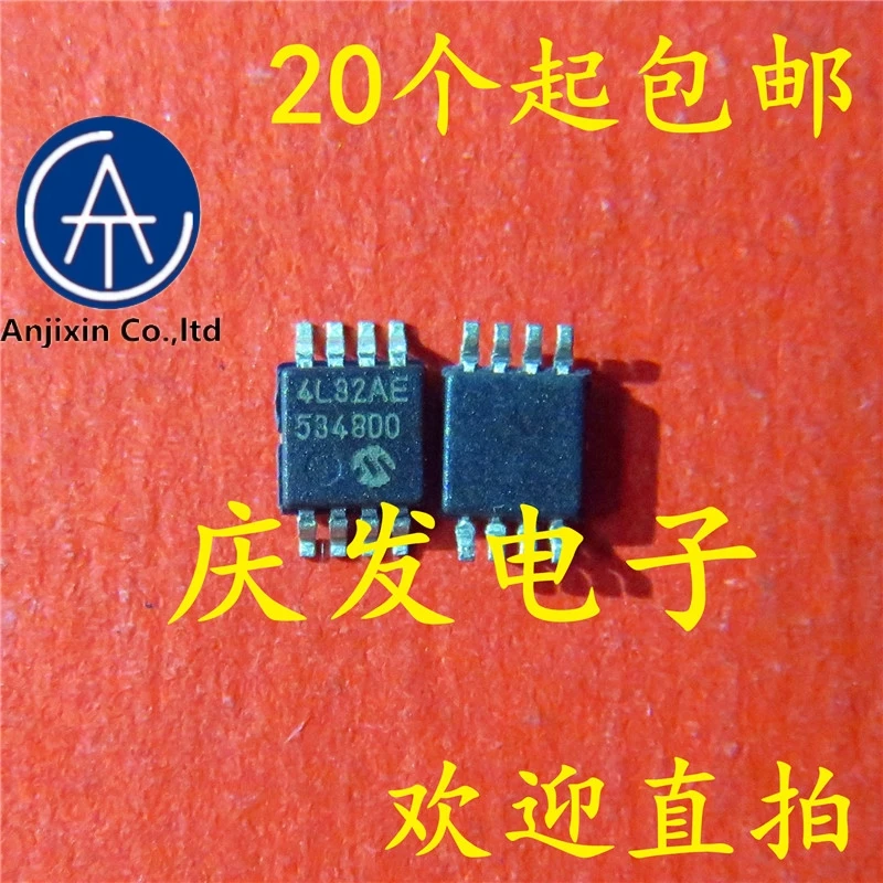 

10 шт. натуральные оригинальная новинка в наличии 24LC32A-E/MSMSOP8 4L32AE