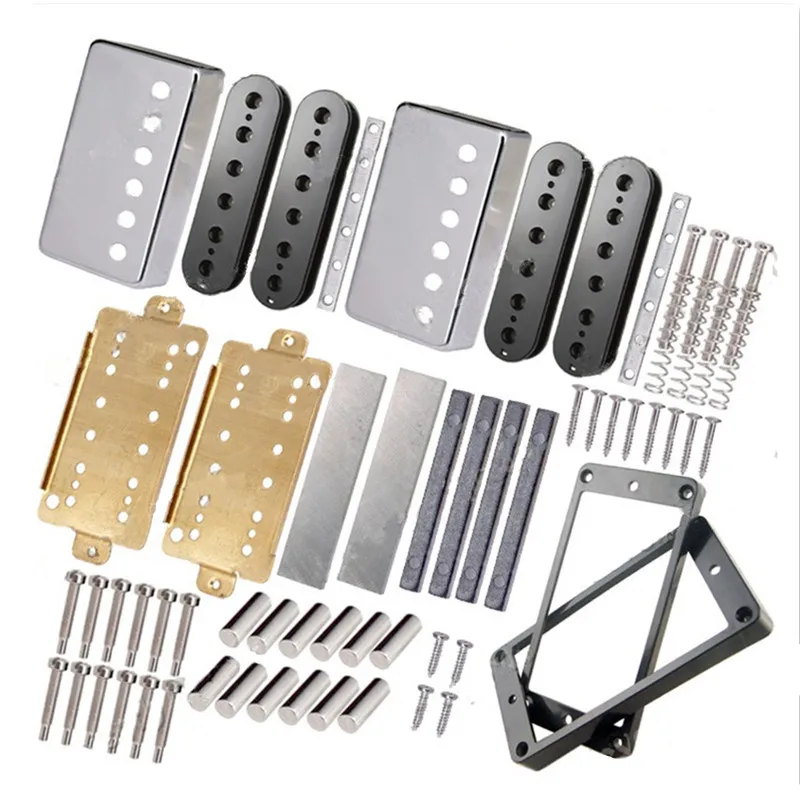 Набор гитарных хумбакеров предметы звукоснимателя металлическая латунная