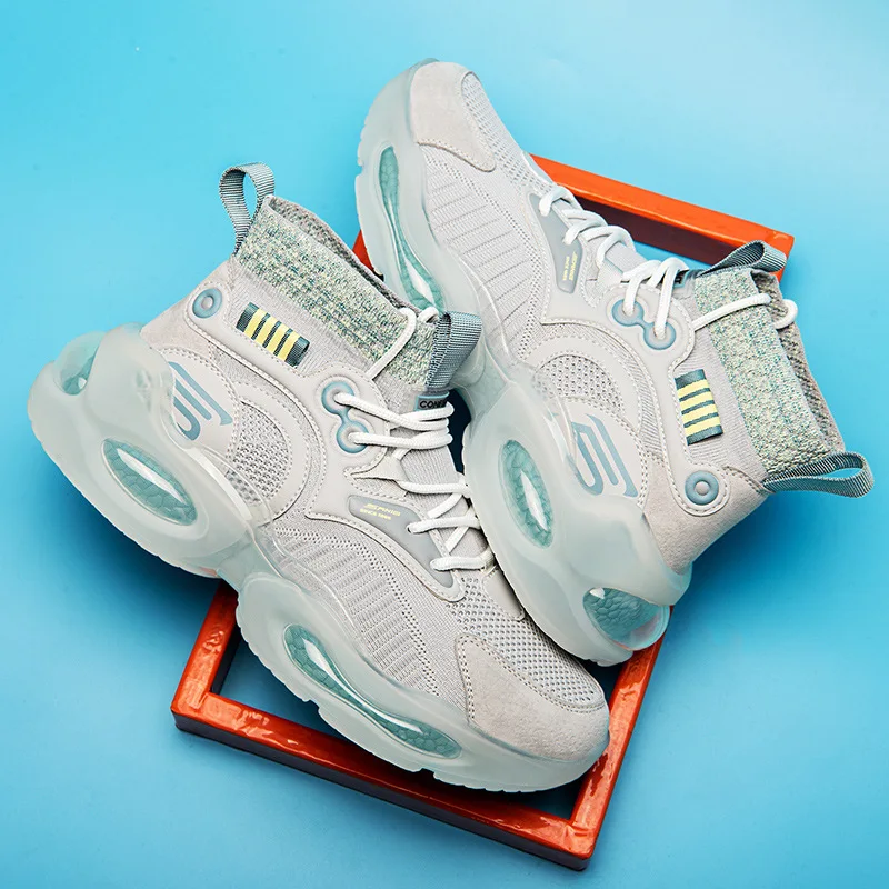 

Basketball shoes fall and winter Wade cloud shock absorption fashion middle help men's boots sports basketball shoes