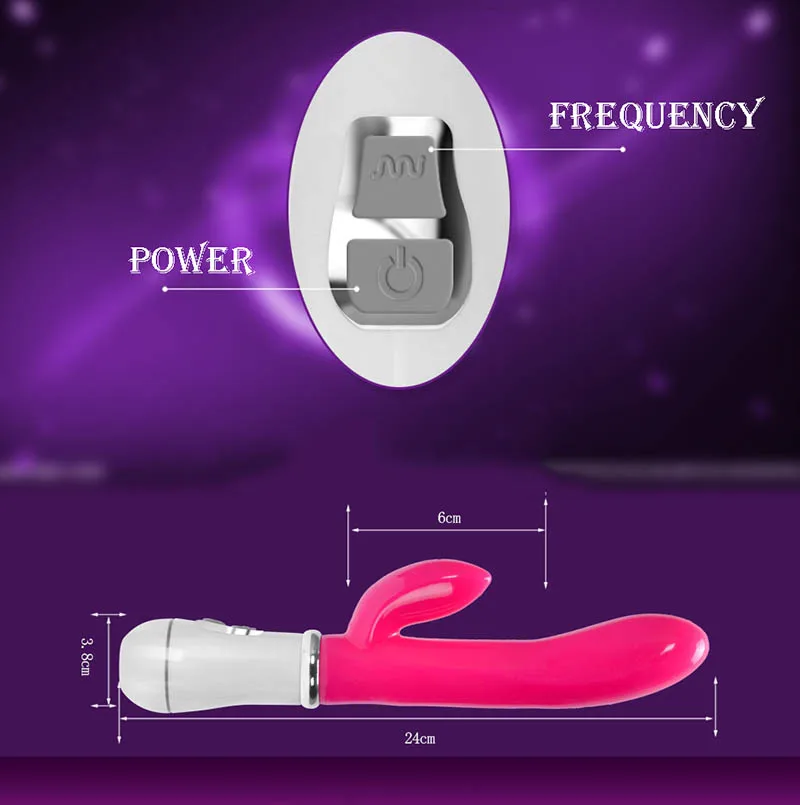 Вибратор для точки G женщин двойная вибрация силиконовые водонепроницаемые