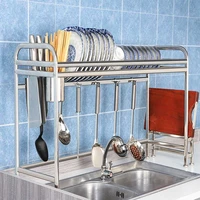 6691cm stainless steel dishes rack stready sink drain rack kitchen oragnizer rack dish shelf sink drying rack durable kitchen