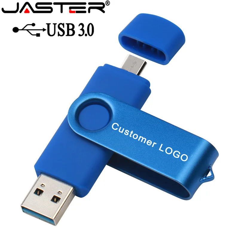 Флэш накопитель JASTER USB 3 0 для смартфона флэш OTG 4 ГБ 8 16 32 64 диск Micro оптовая