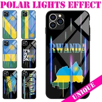 awesome polar tempered glass for samsung s10 5g plus s11e s20 ultra rwanda flag coat of arms love heart tpu phone cases cover