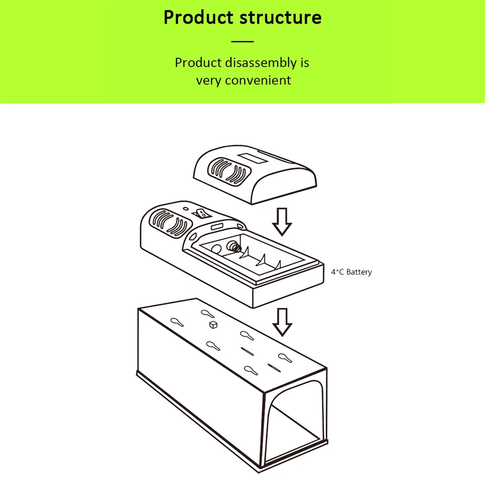 Крышка для мыши и электрическая ловушка грызунов Отпугиватель клетки