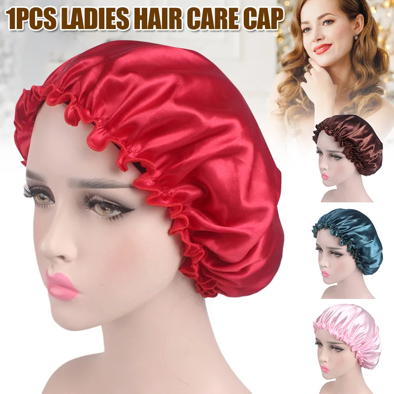 

Водонепроницаемая кружевная шапка для душа, плотная Высококачественная эластичная шапка для парикмахерской для женщин, Товары для ванной ...