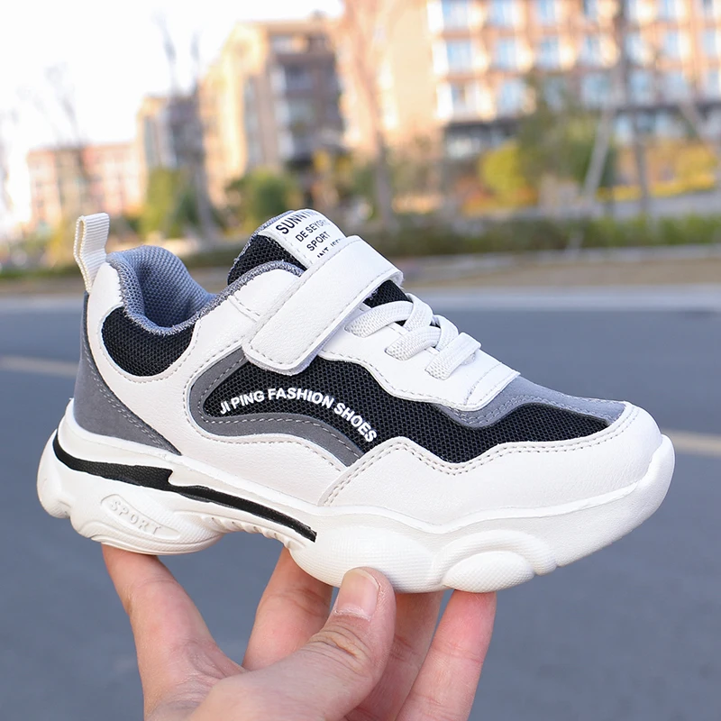 

Leather Non-slip Kids Sneakers Boys Running Shoes Outdoor Children Sport Shoes Child Walking Shoes Students Boy Footwear Run