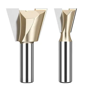 Фрезы Tideway Ласточкин хвост, фрезы для мебели, строительства, кабинета, гравировки, режущий инструмент для дерева