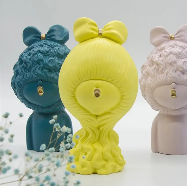 Современный милый персонаж девушки полимерные украшения художественная книжная