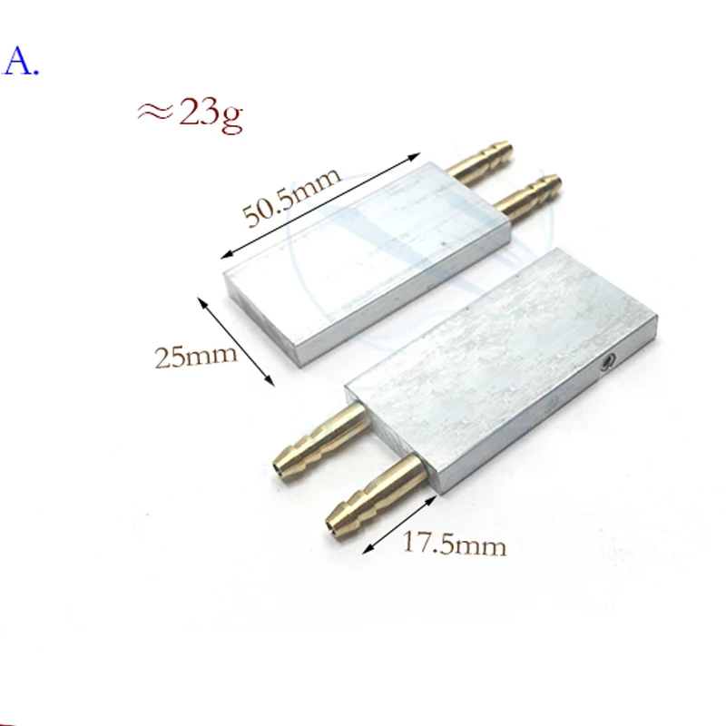 2 шт 304050 мм алюминиевый блок с во