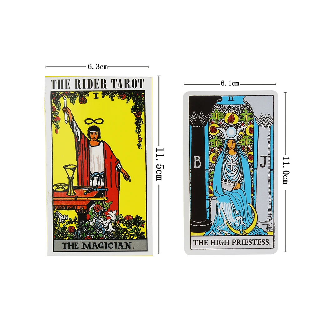 

78pcs Tarot Cards Full English Radiant Rider Wait Tarot Cards Factory Made High Quality Smith Tarot Deck Board Game Cards