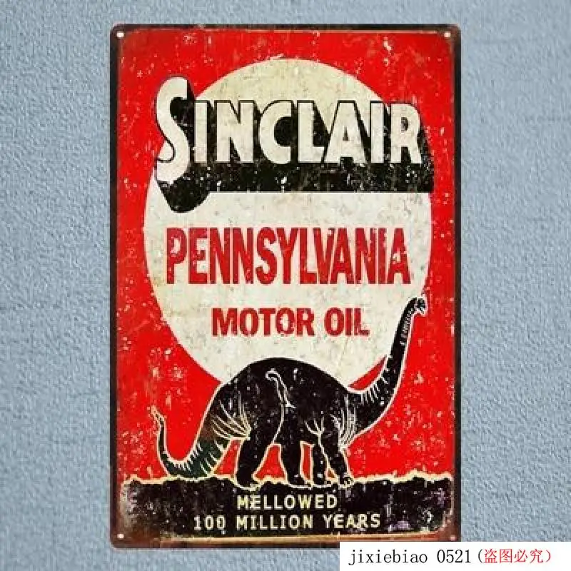 Винтажный жестяной знак Motor oil Tire потертая шикарная металлическая пластина ретро