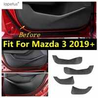 car door anti kick pad sticker protection side edge film anti scratch interior decor cover accessories for mazda 3 2019 2022