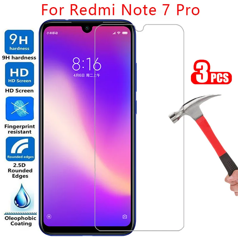 

Защитное закаленное стекло для xiaomi redmi note 7 pro, Защита экрана для ksiomi readmi note7pro note7 not 7pro, пленка redmy remi