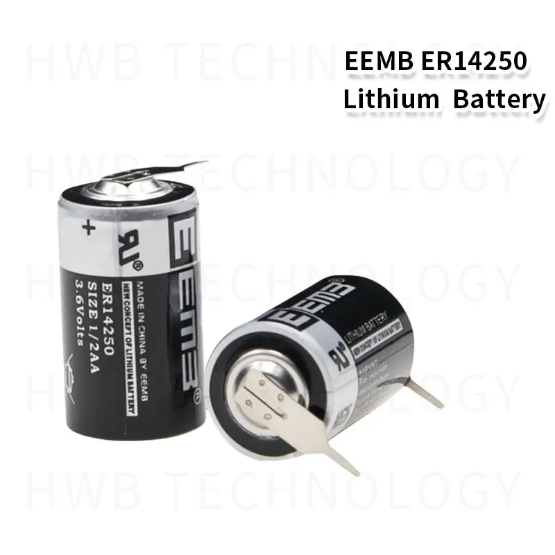 2 шт./лот EEMB ER14250 1/2AA 3 6 в 1200 мАч литиевая батарея с ножками + бесплатная доставка |