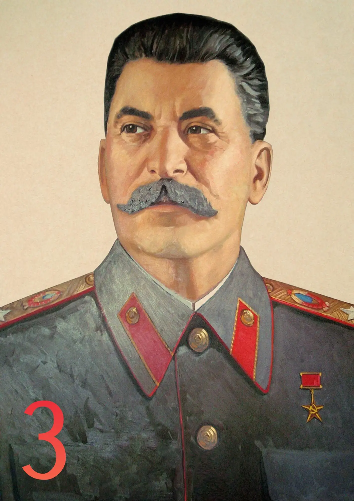 Золотой Идеальный JL Сталин СССР CCCP домашний Ретро плакат крафт рисунок ядро наклейки на стену SDL01 - Цвет: Золотой