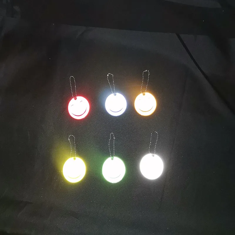 Новые брелоки с отражающим лицом улыбки 5 см модные подвеской в сумке подарочные