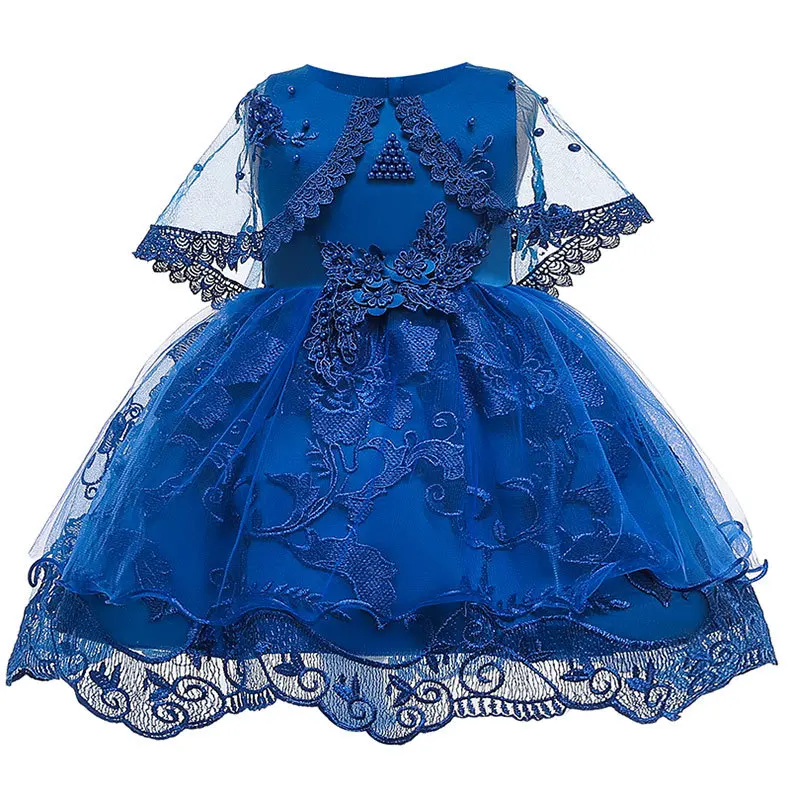 Vestido/ г. Летнее платье для маленьких девочек платья на день рождения для девочек от 0 до 3 лет праздничное платье принцессы с цветочным рисунком Одежда для девочек