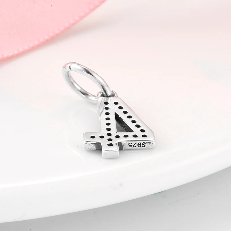 Бусины-подвески из серебра 925 пробы с фианитом | Украшения и аксессуары