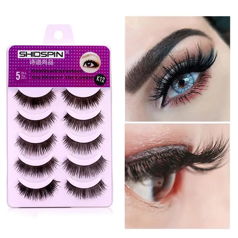 3D норковые накладные ресницы натуральные/толстые длинные для наращивания объема