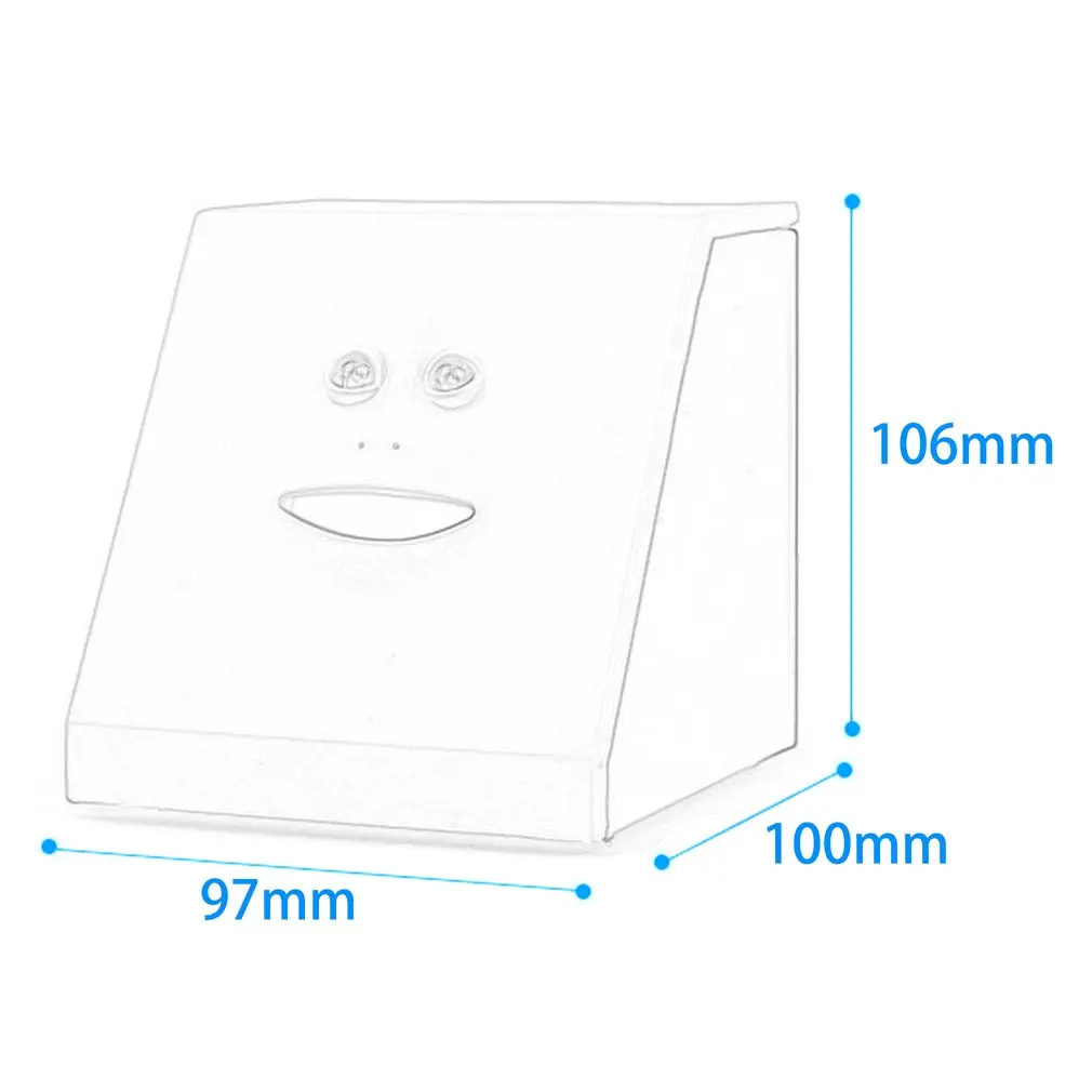 

Money Eating Face Box Cute Facebank Piggy Coins Bank Funny Money Coin Saving Bank Children Toys Gift Home Decoration