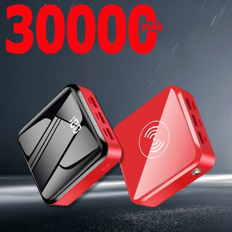 Беспроводной внешний аккумулятор портативное зарядное устройство Зарядка