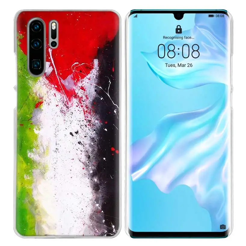 02 Жесткий ПК чехол для huawei P30 P20 P10 mate 30 20 10 Nova 5 5i Pro Lite P Smart Z Plus палестинский флаг - Цвет: 02