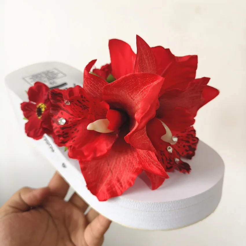 HAHAFLOWER/Новинка; модные летние женские шлепанцы на высоком каблуке; Вьетнамки; пляжная обувь на танкетке; обувь на платформе клиновидный вьетнамки