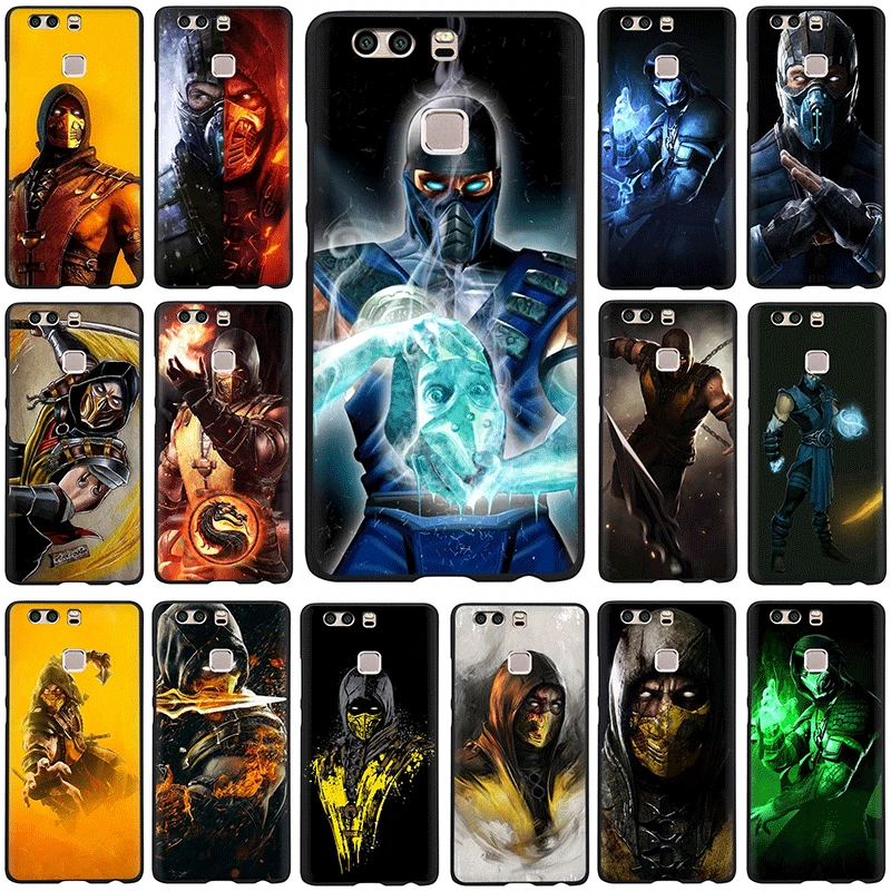 Мягкий ТПУ силиконовый чехол для телефона Mortal Kombat Pretty Huawei P8 P9 P10 P20 P30 Pro Lite Mini P
