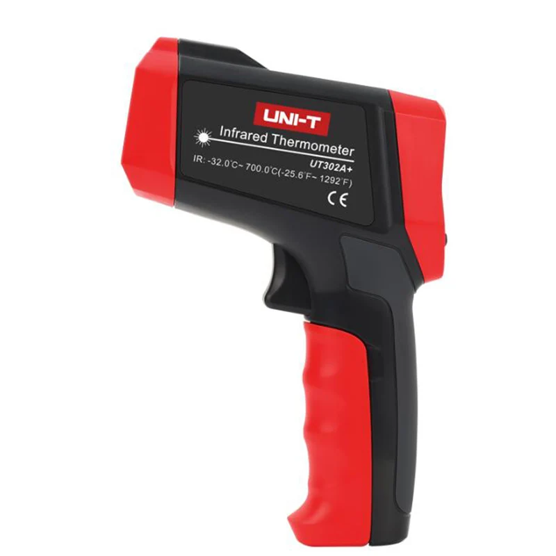 Дешево UNI-T UT302A + UT302C + UT302D + Бесконтактный измеритель температуры, инфракрасный термометр с ЖК-подсветкой, лазерный инфракрасный термометр
