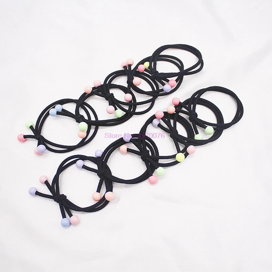 DHL 2000 шт многоцветный жемчуг Резиночки для волос Резиновые Ленты Эластичные