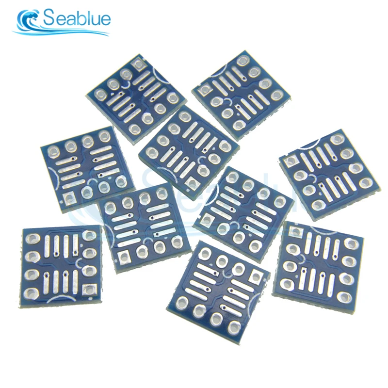 

20Pcs TSSOP8 SSOP8 SOP8 to DIP8 PCB SOP-8 SOP Transfer Board DIP Pin Board Pitch Adapter