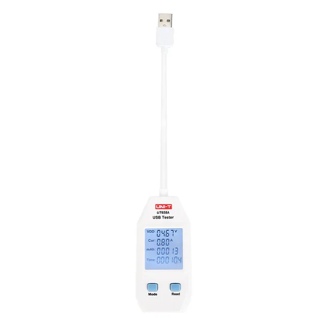 UT658A USB тестер UNI-T UT658B dc Цифровой вольтметр UT658 напряжение измеритель тока Амперметр детектор Банк питания зарядное устройство индикатор - Цвет: UT658A