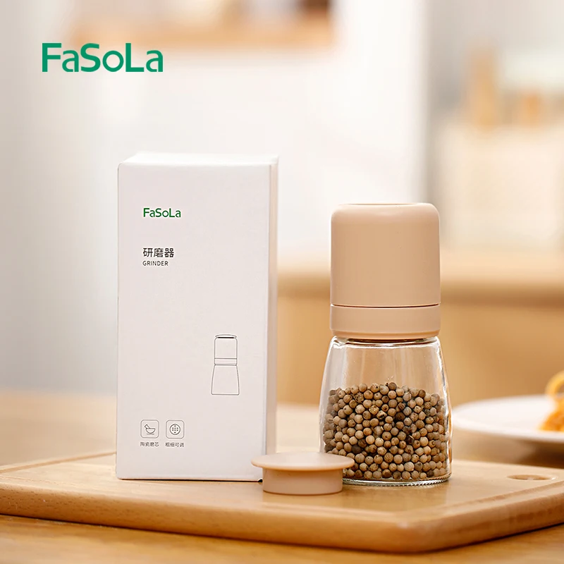 Мельница для соли и перца FaSoLa мельница специй перечница шейкер ручной кухонный