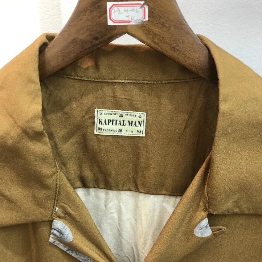 

Shirt Men Women Streetwear Hawaii Style Beach Tees KAPITAL Long Sleeve Casual Shirts